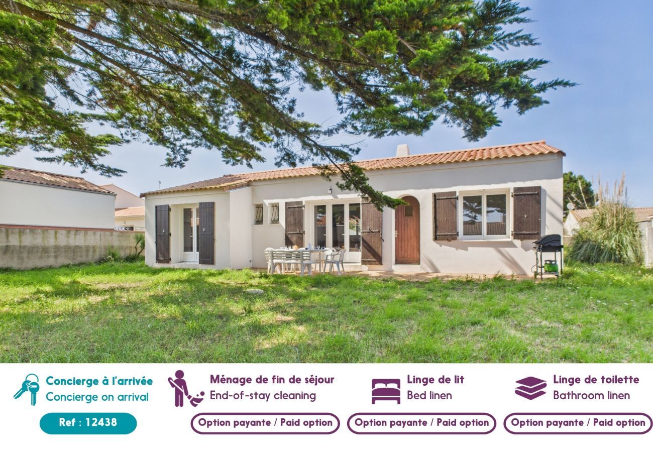 House in Bretignolles-sur-Mer - Garden, 800m from the beach, house for 6