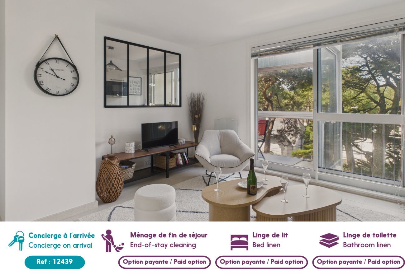 Apartment in La Baule-Escoublac - 350m from the beach, apartment for 2 - balcony