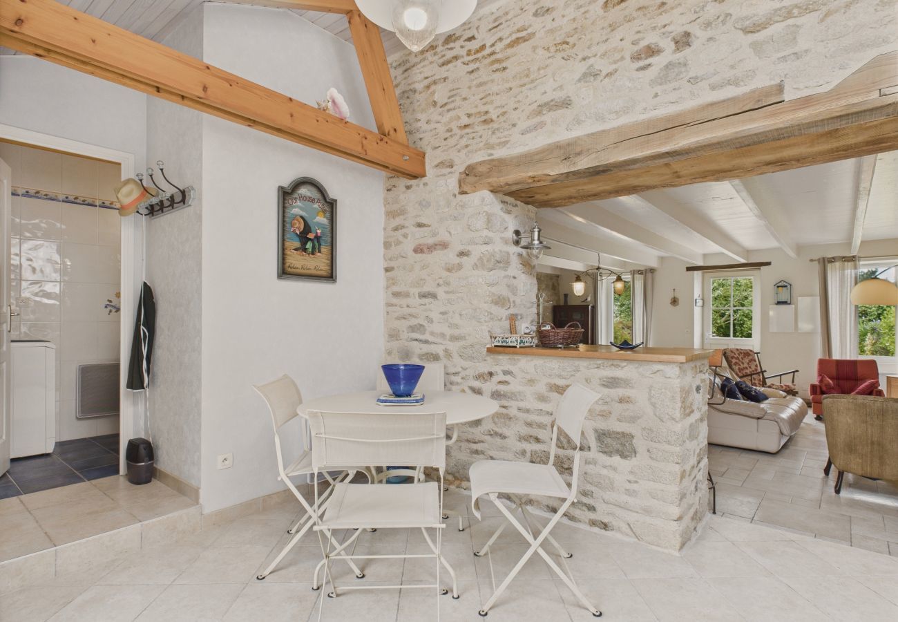 House in Saint-Gildas-de-Rhuys - Fenced garden - House for 4 adults and 3 children