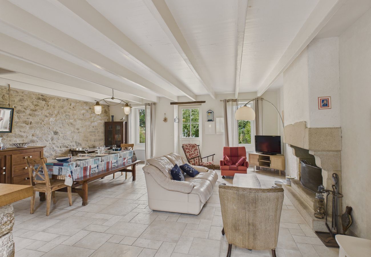 House in Saint-Gildas-de-Rhuys - Fenced garden - House for 4 adults and 3 children