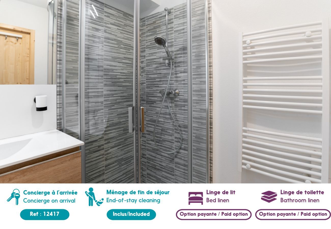 Apartment in Le Dévoluy - Terrace with mountain view for 6