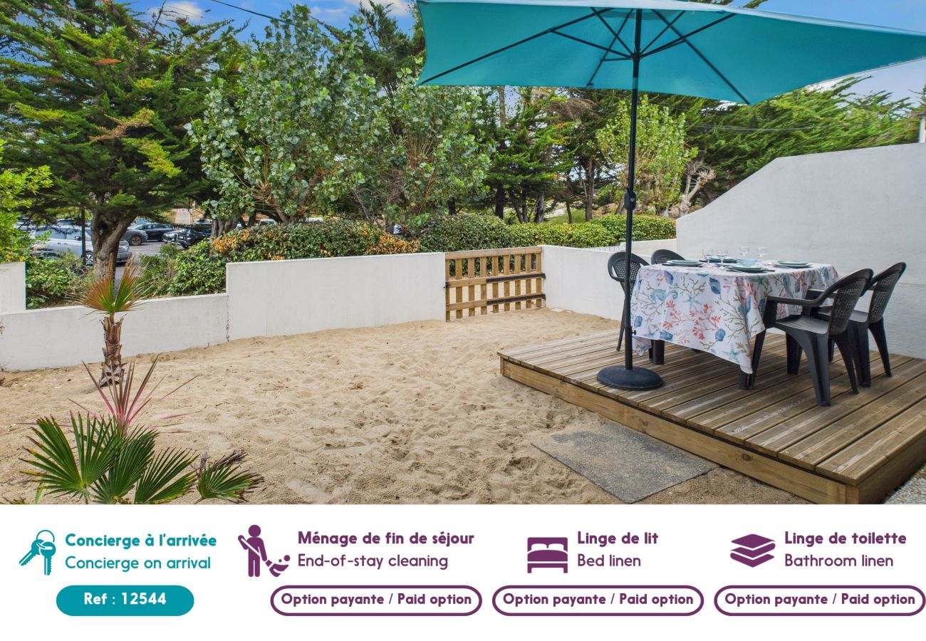 Apartment in Saint-Hilaire-de-Riez - 200m from the beach, terrace, apartment for 4