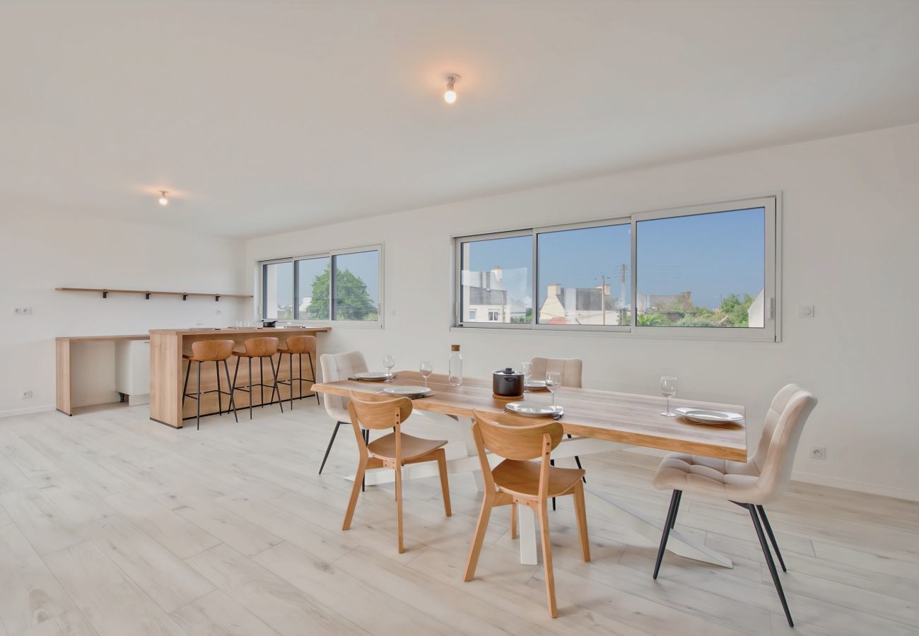 House in Plouguerneau - Villa for 9 - Heated Pool - Jacuzzi - petanque 