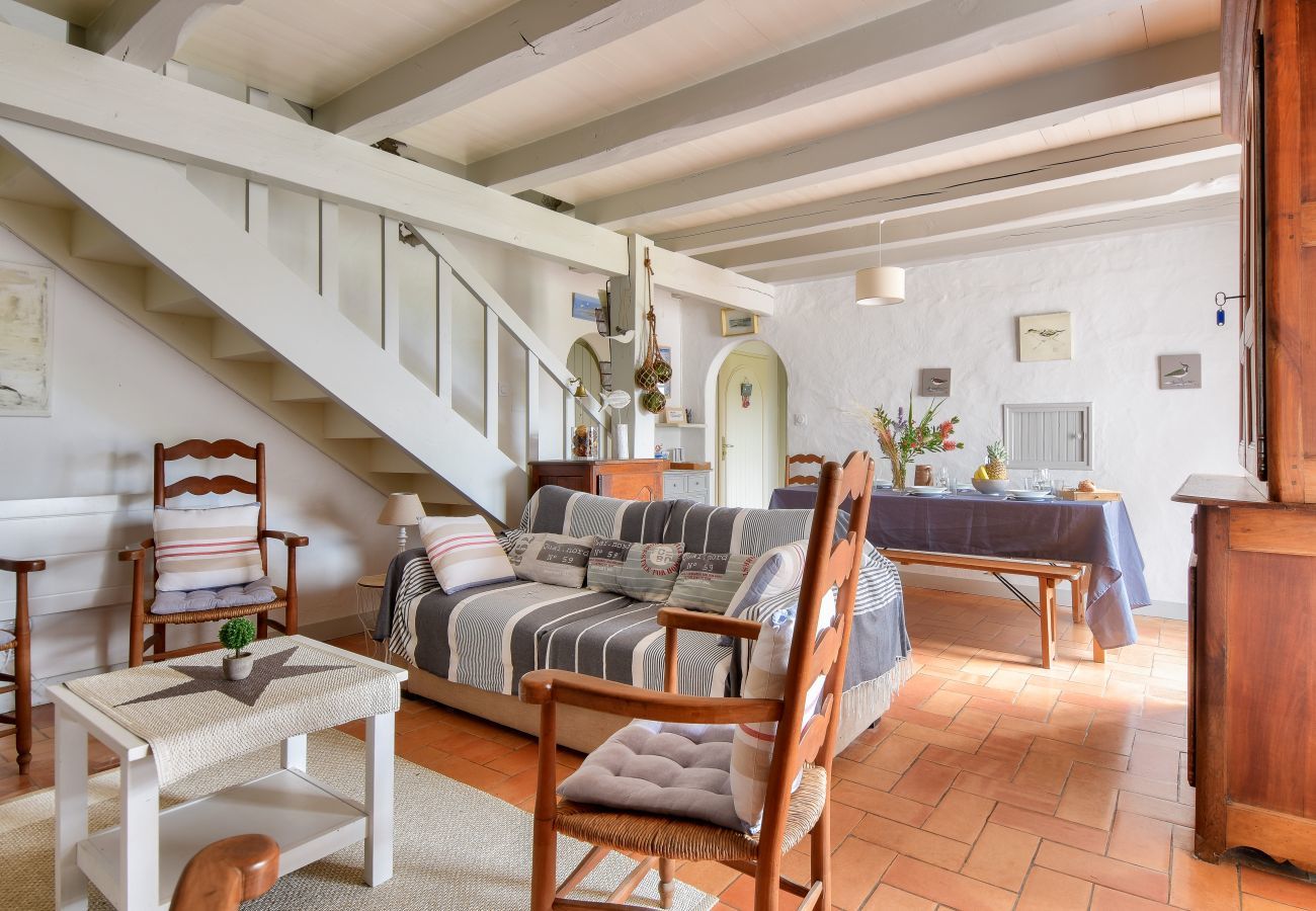 House in Noirmoutier-en-l´Ile - 700 m from the beach, garden, house for 7