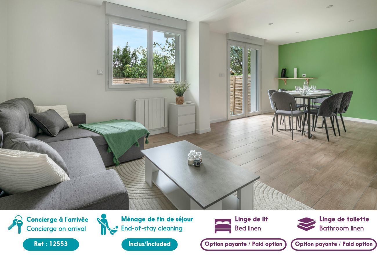Terraced House in Saint-Brevin-les-Pins - House for 6, 950m from the seafront in St Brevin