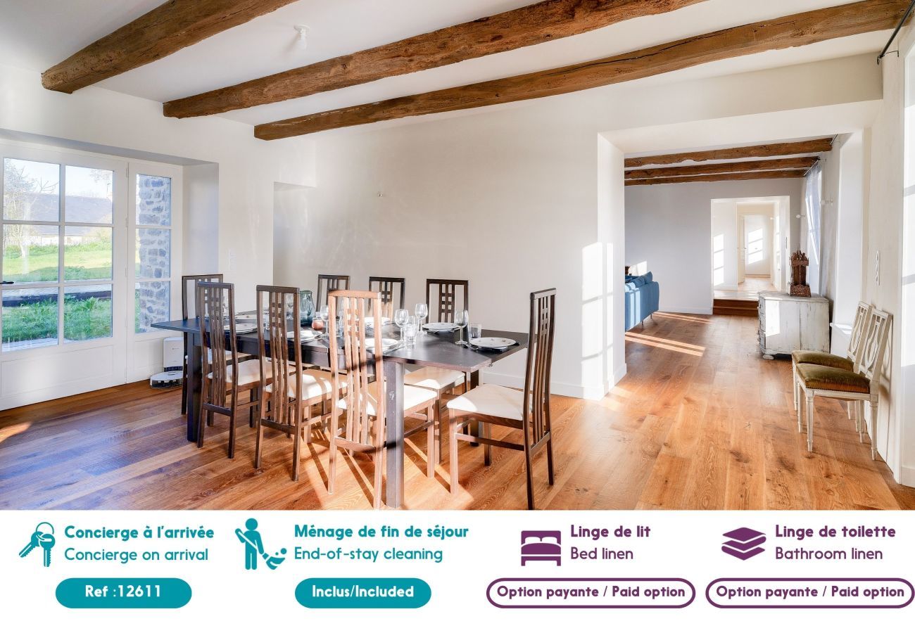 House in Tréméreuc - House for 12 with large garden and swimming pool