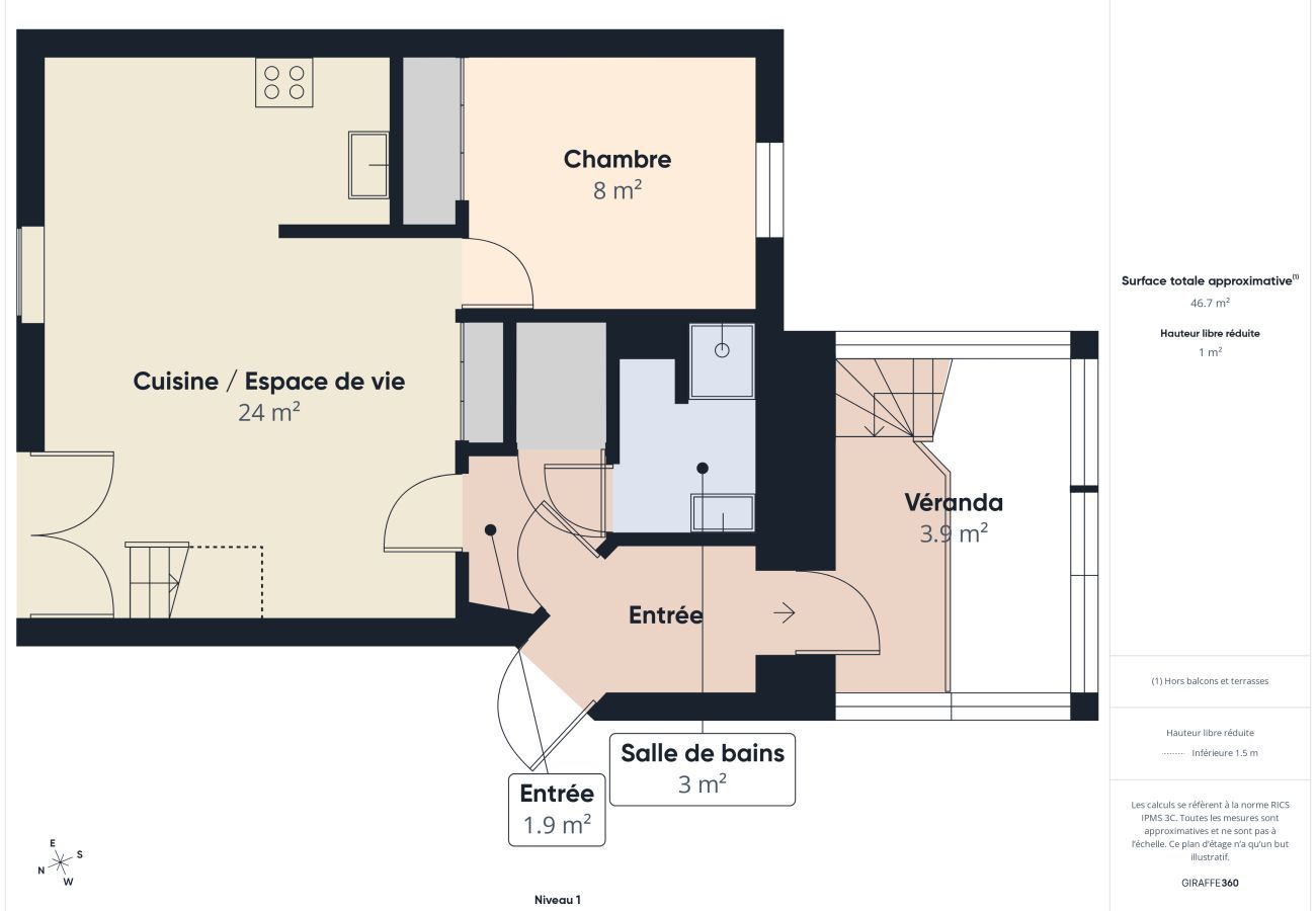 Apartment in Penvénan - Sea View – Apartment for 2 with Balcony