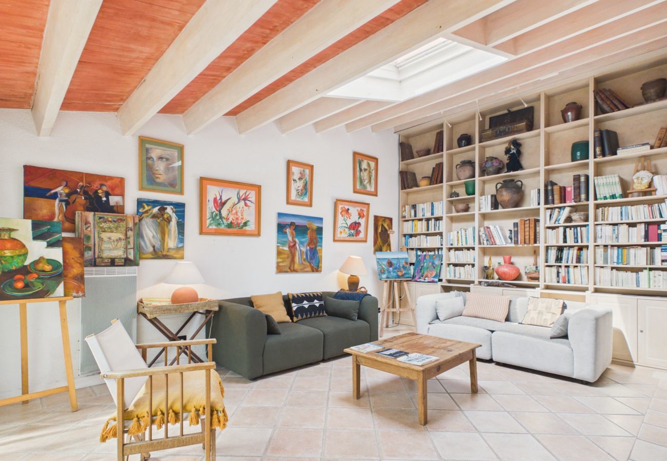 House in Les Portes-en-Ré - 800m from the beach, house for 7 with garden