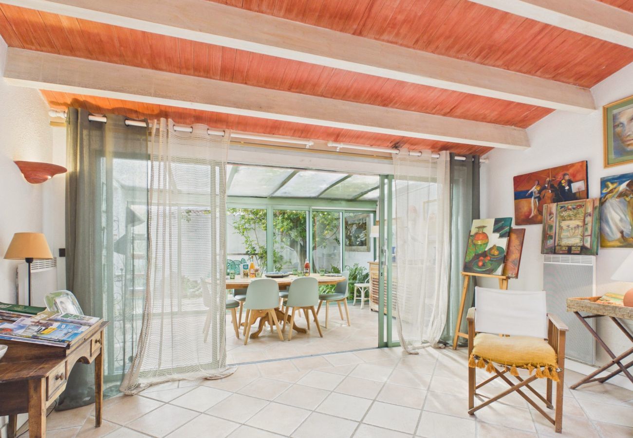 House in Les Portes-en-Ré - 800m from the beach, house for 7 with garden