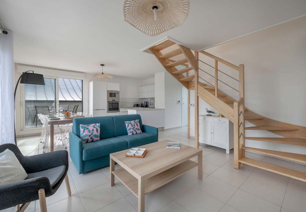 Apartment in Le Pouliguen - 150m from Pouliguen port, flat with terraces