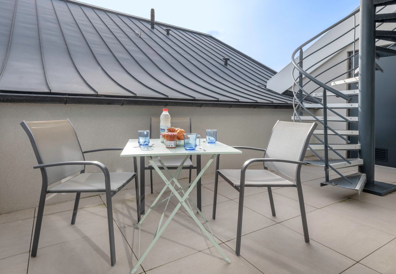 Apartment in Le Pouliguen - 150m from Pouliguen port, flat with terraces