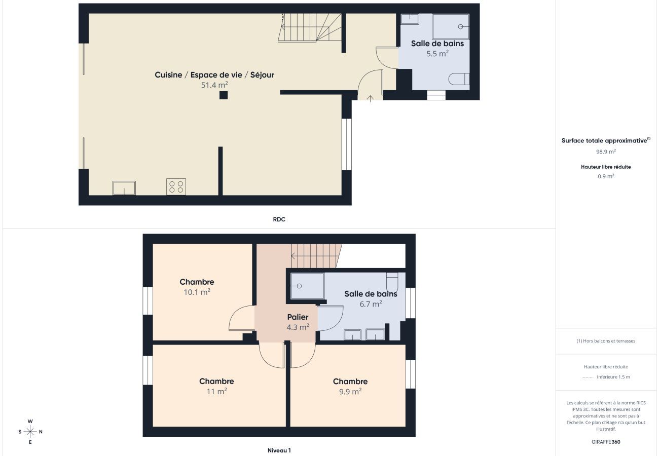 House in Saint-Vincent-sur-Jard - 350m from sea – House w/ garden & jacuzzi, for 8