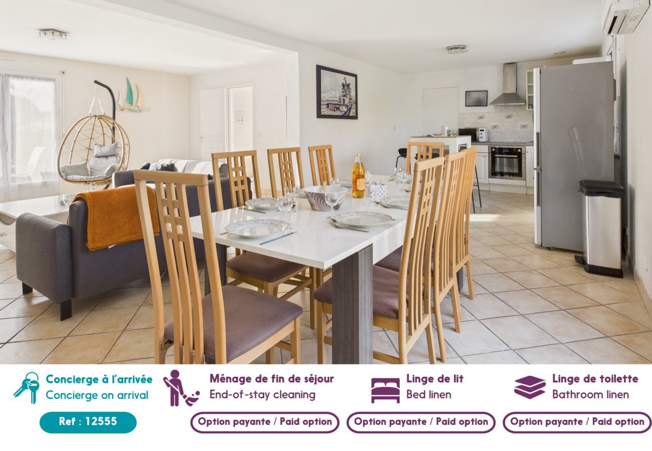 House in Clohars-Fouesnant - Family home for 4 adults and 4 children – Garden