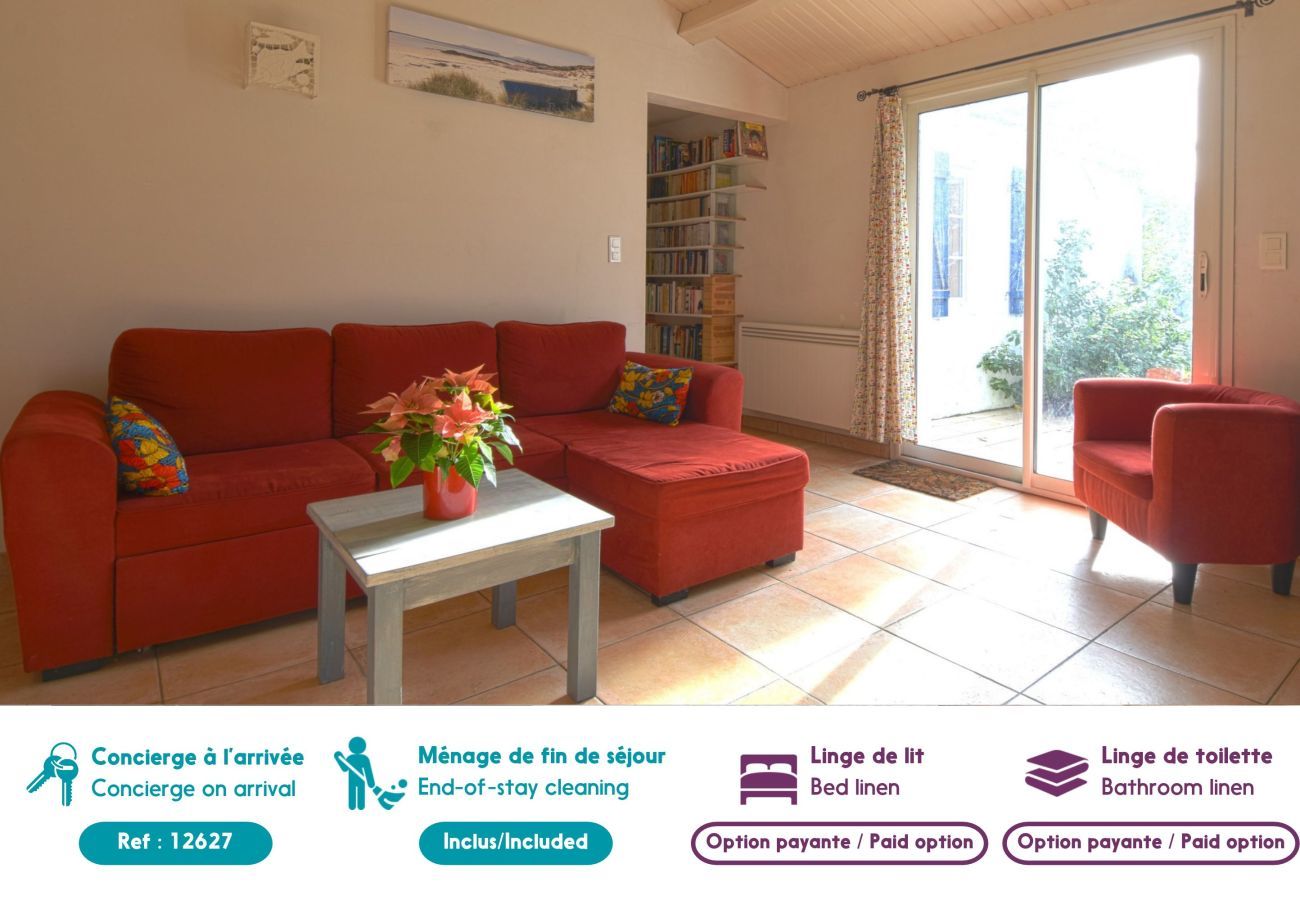 House in Barbâtre - 500 m from the sea, garden, 6 adults and 1 child