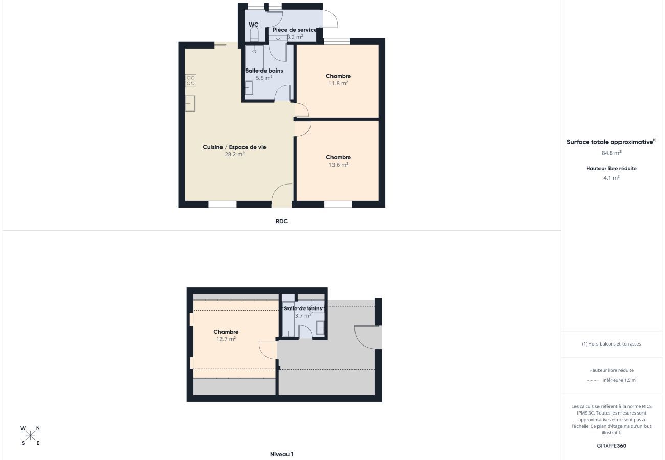 House in Le Pouliguen - 800m from beach, house w/ terrace for 6