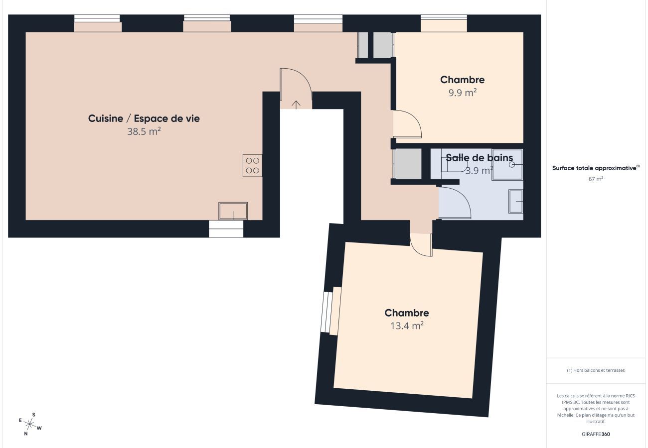 Apartment in Concarneau - 68 m² apartment in the heart of Concarneau