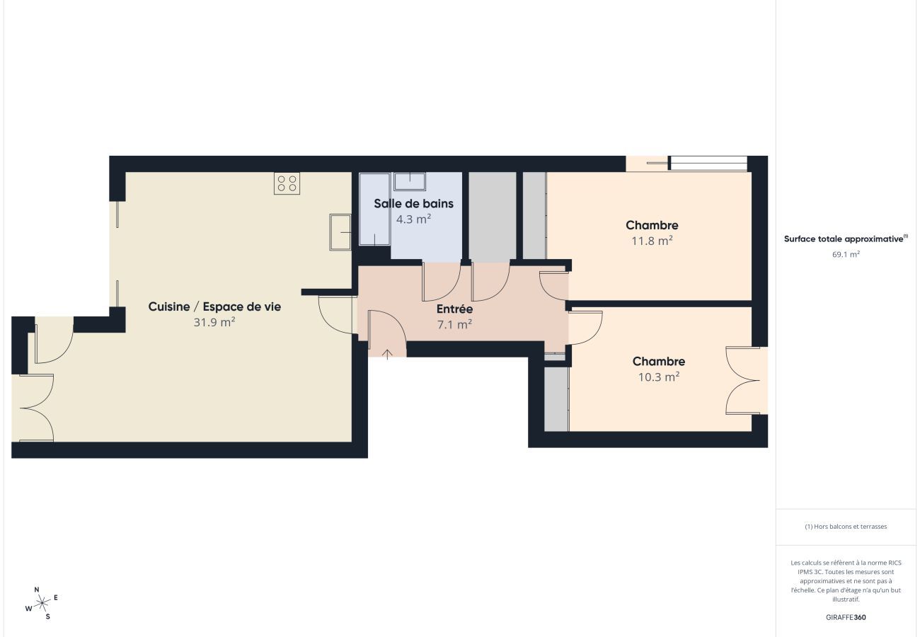 Apartment in La Baule-Escoublac - Apartment for 4 in the heart of La Baule