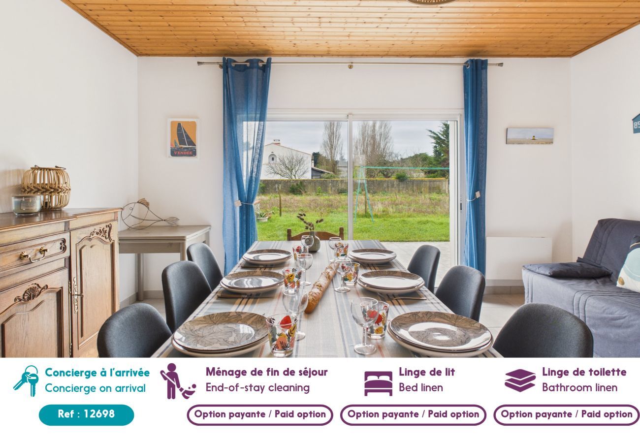 House in Barbâtre - 800m from beach, lovely house for 6 with garden