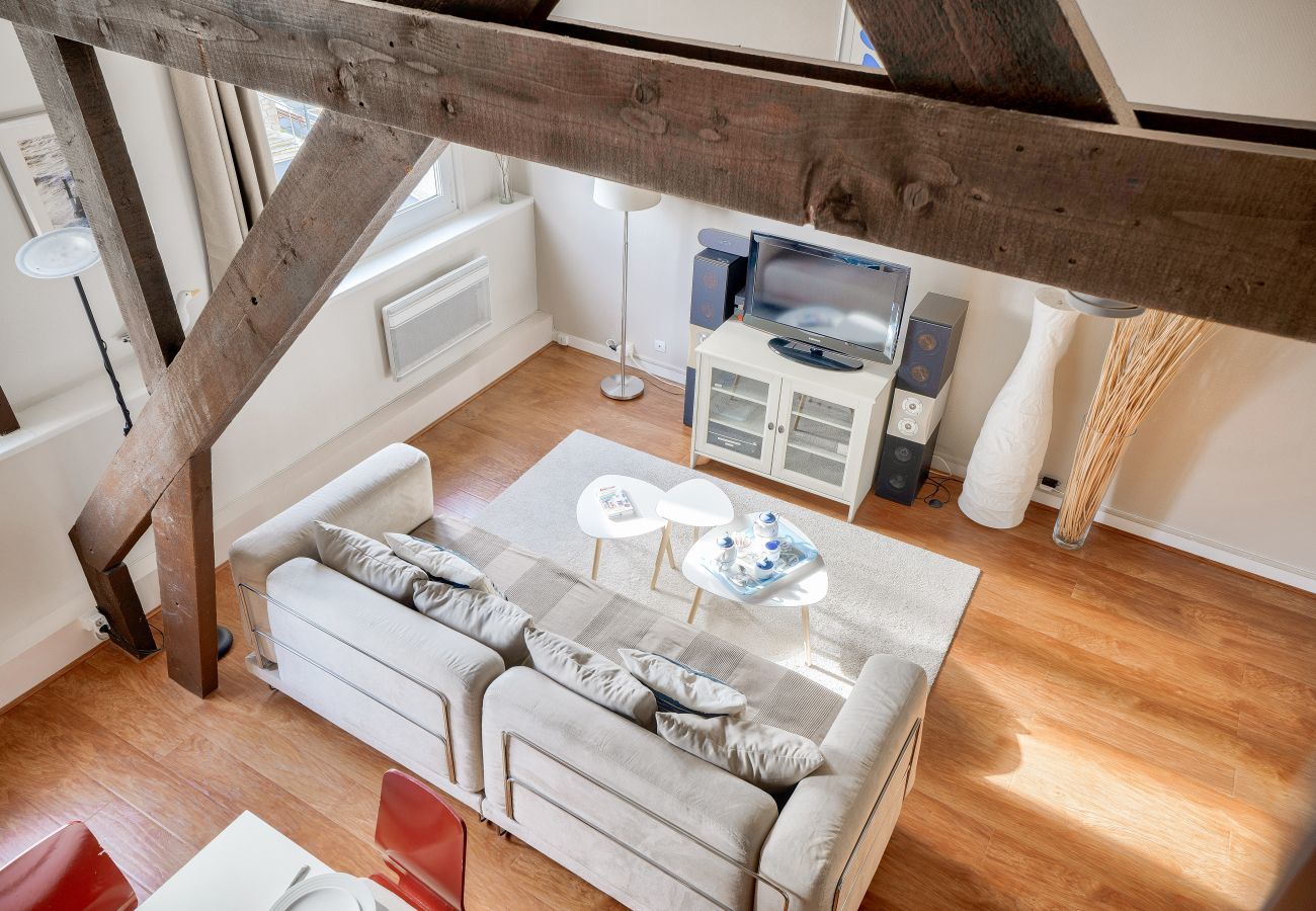 Apartment in Dinard - 400m from the beach, Dinard town centre, stay for 3