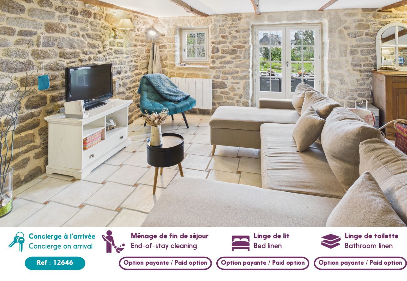 House in Treffiagat - Charming house for 6, 900 m from the beach