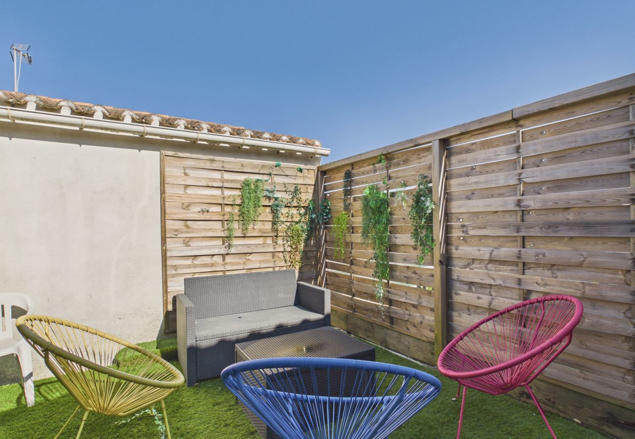 Terraced House in Bretignolles-sur-Mer - Beach 500m away, house for 4 with garden