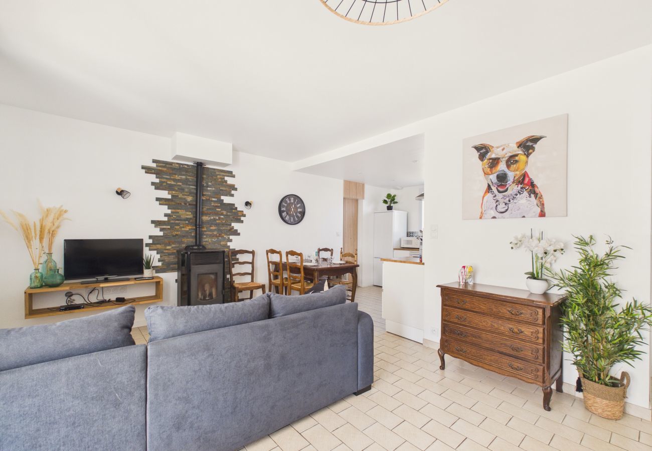 Terraced House in Bretignolles-sur-Mer - Garden and veranda, beach 500m away, house for 4