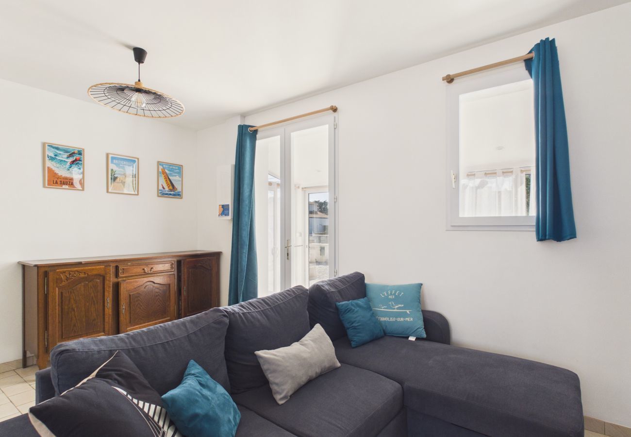 Terraced House in Bretignolles-sur-Mer - Garden and veranda, beach 500m away, house for 4