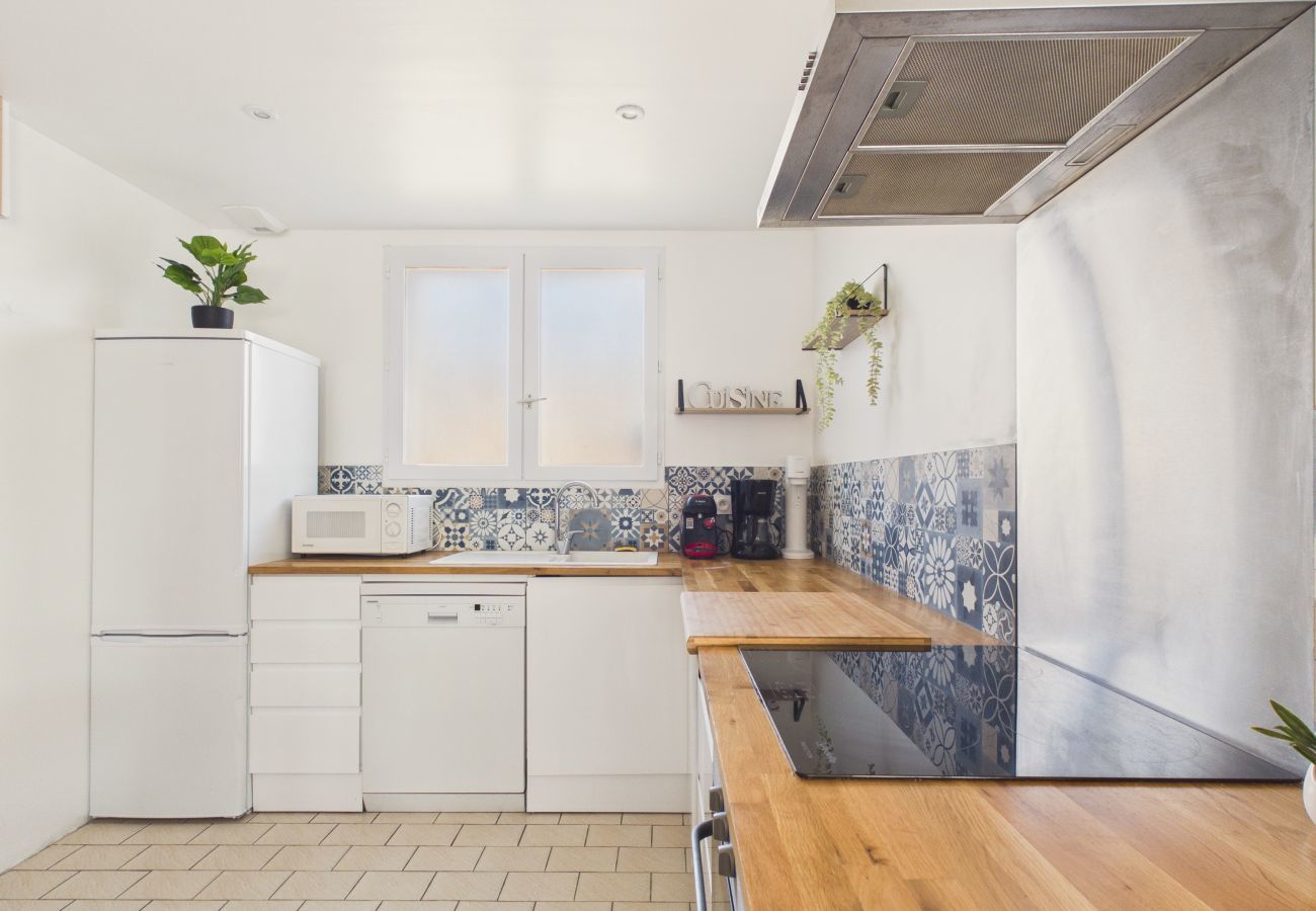 Terraced House in Bretignolles-sur-Mer - Garden and veranda, beach 500m away, house for 4