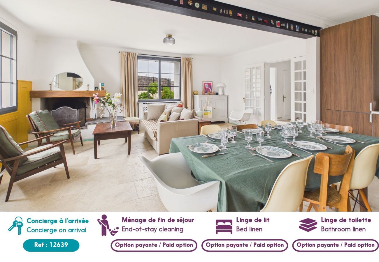 House in L'Epine - House for 8, garden, 700 m from the beach