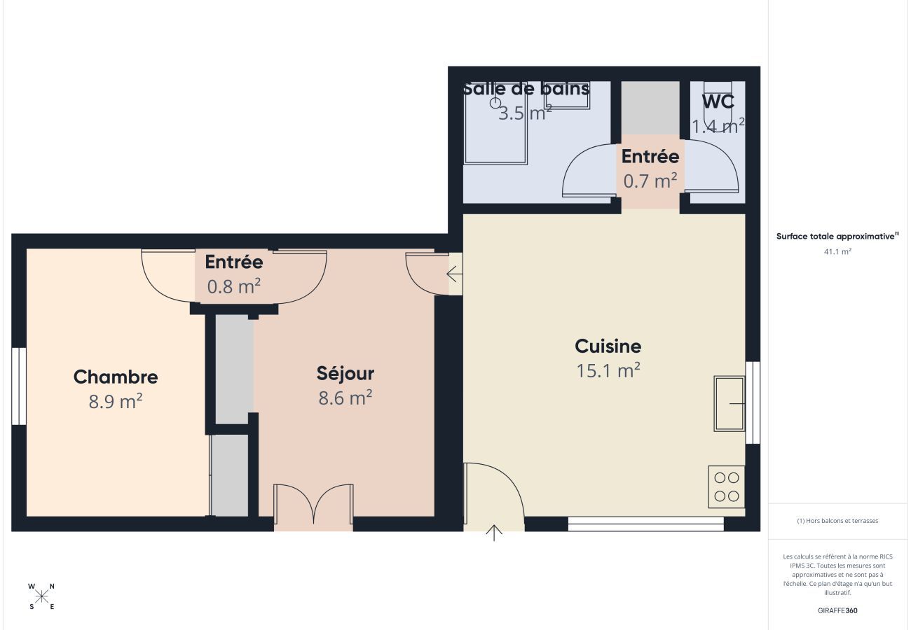 House in Sarzeau - House for 4 with garden and terrace in a quiet area