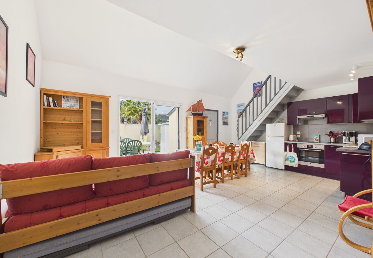 House in Pléneuf-Val-André - 950 m to beach – House for 5 with garden