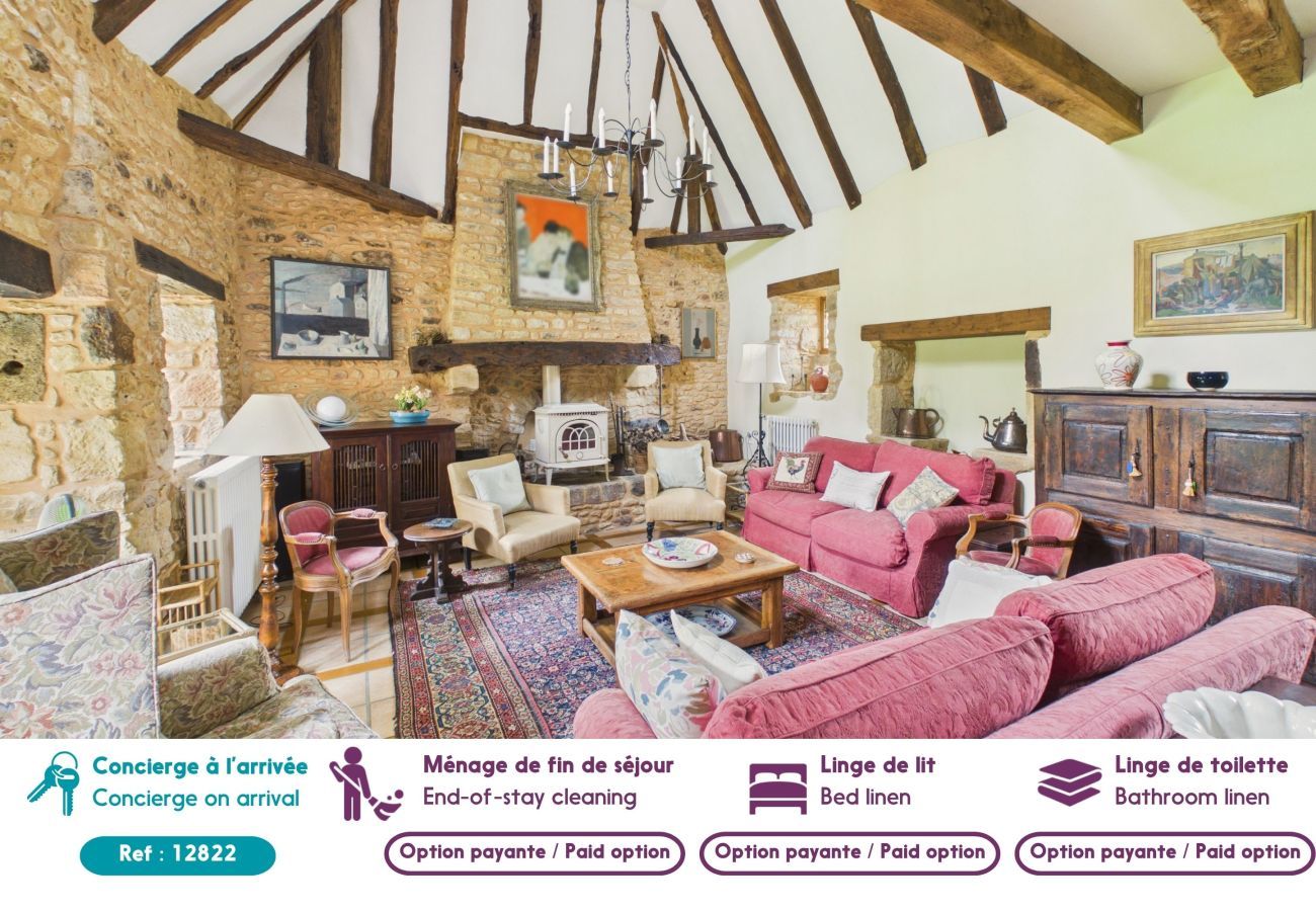 House in Urval - Charming house with pool for 8 people