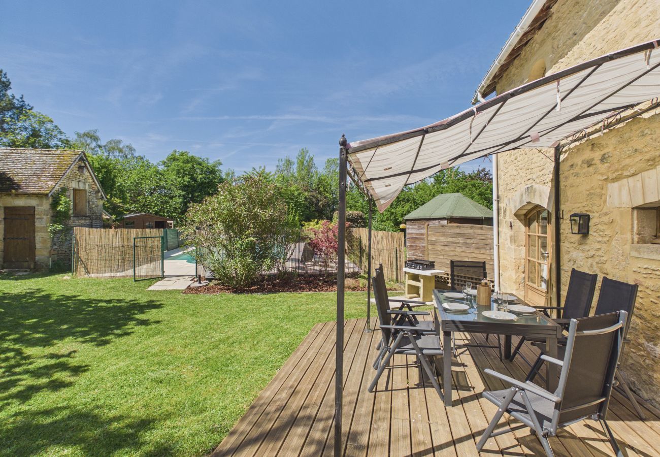 House in La Chapelle-Aubareil - House with pool near Lascaux for 6 guests