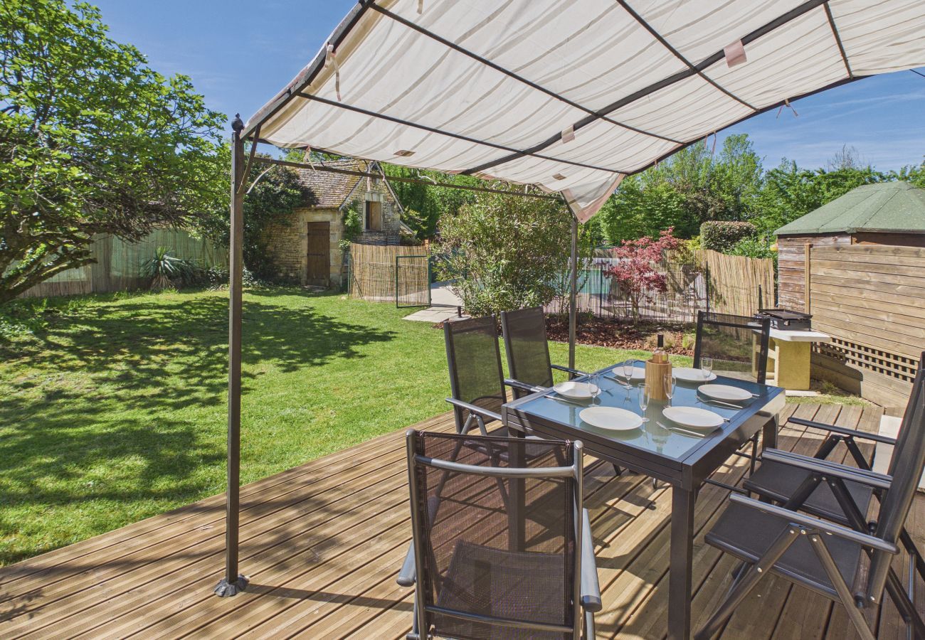 House in La Chapelle-Aubareil - House with pool near Lascaux for 6 guests