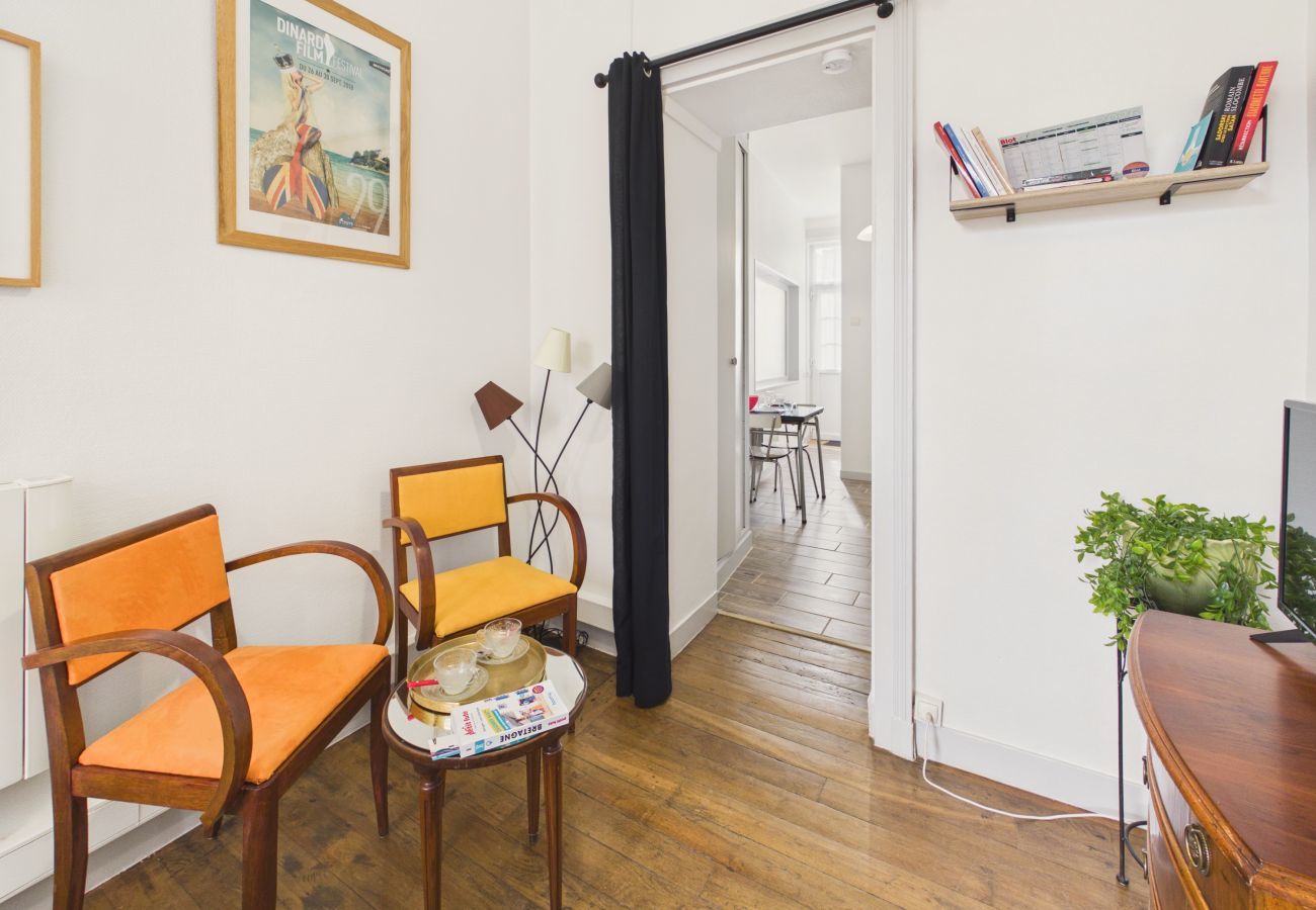 Apartment in Dinard - 400 m from the beach, apartment for 2