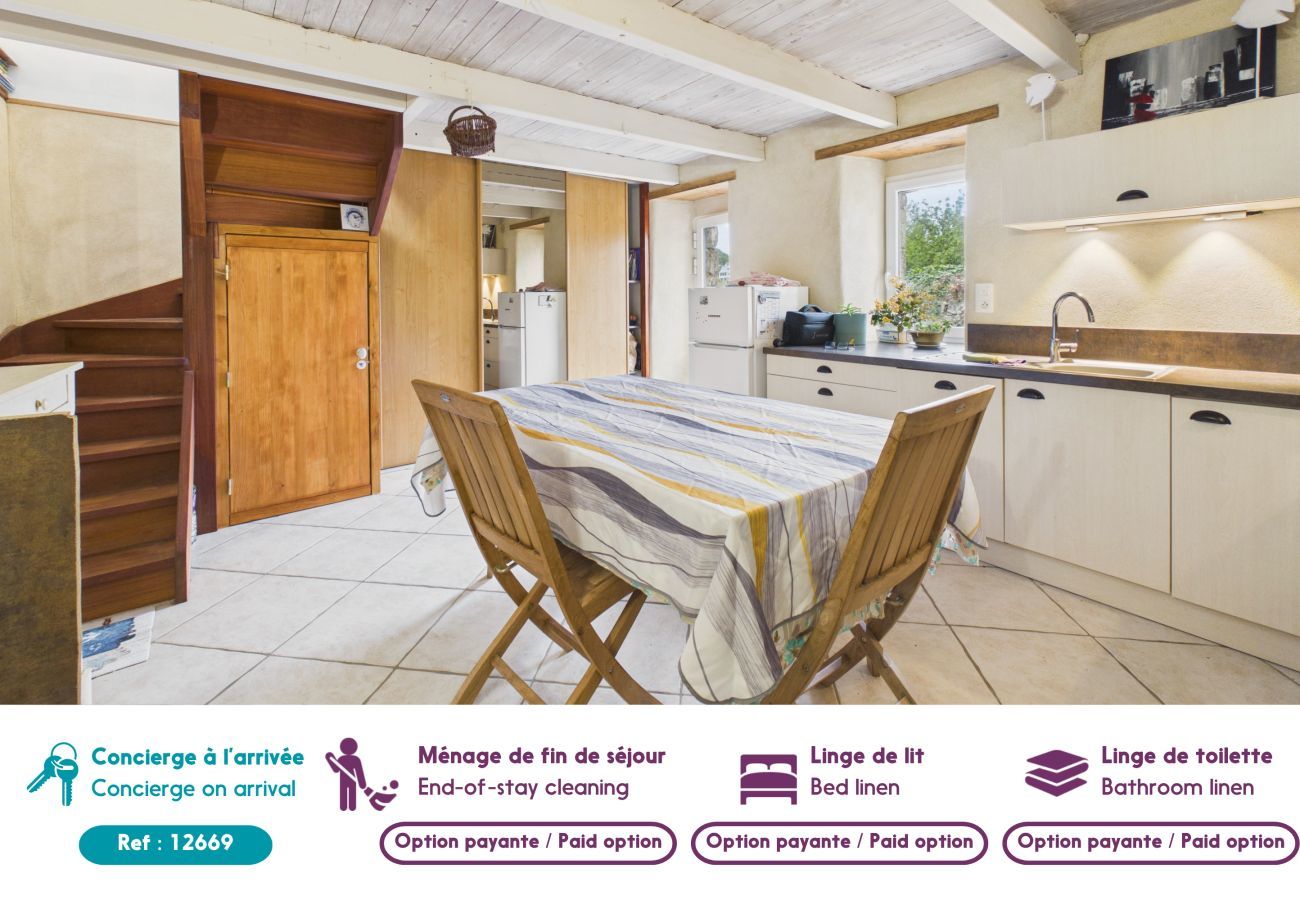 House in Penvénan - 200 m direct sea access - Charming house 2 ppl