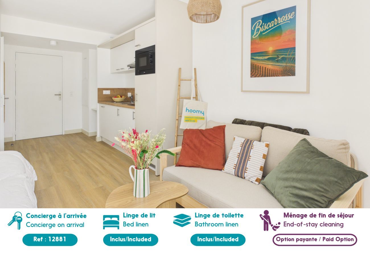 Studio in Biscarrosse - Le Quad - studio for 3 - shared pool