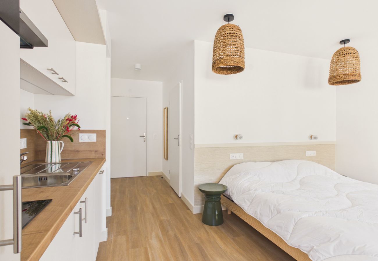 Studio in Biscarrosse - Le Shortboard - studio for 3 - shared pool