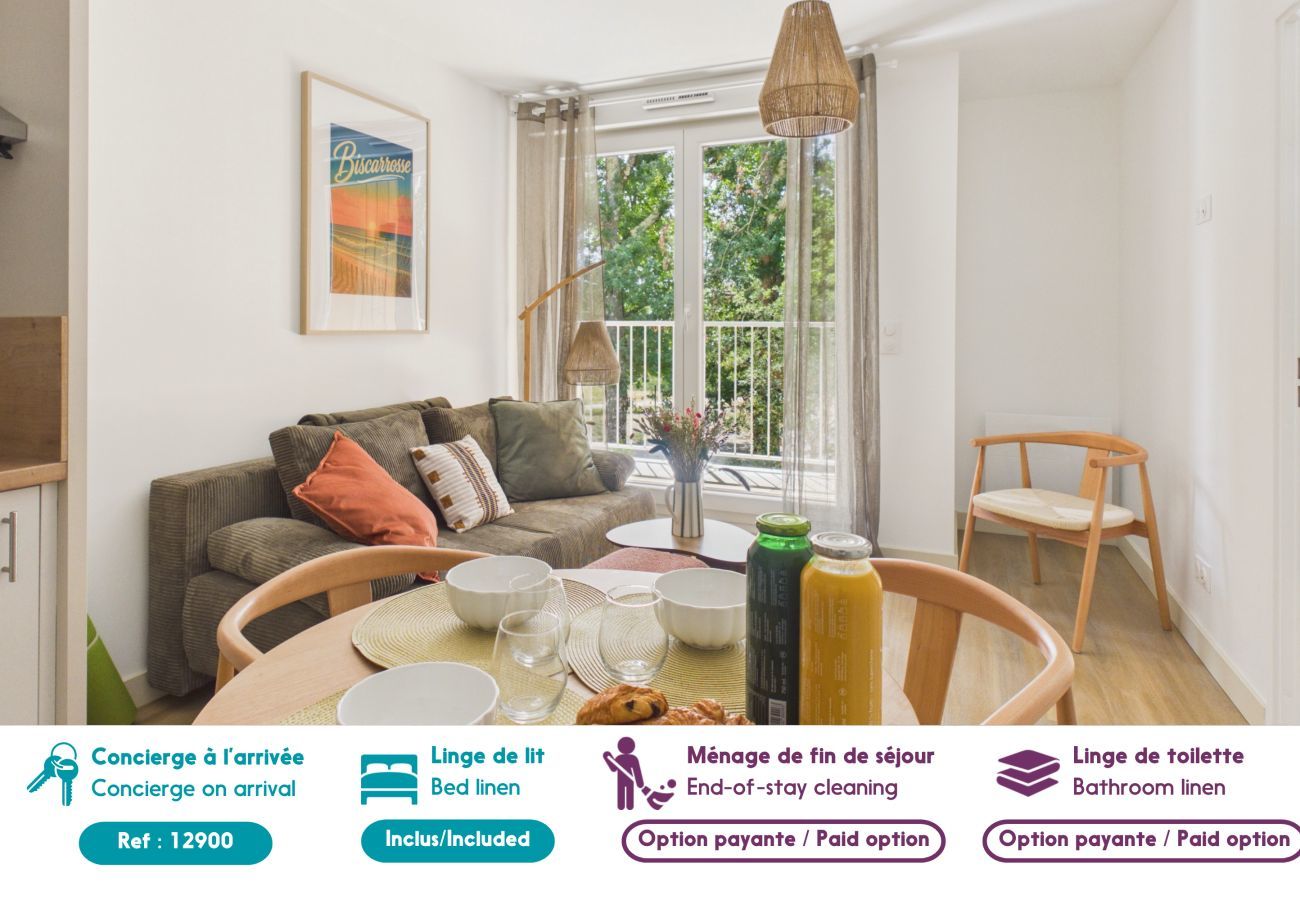 Apartment in Biscarrosse - Le Ressac - apartment for 4 people - shared pool