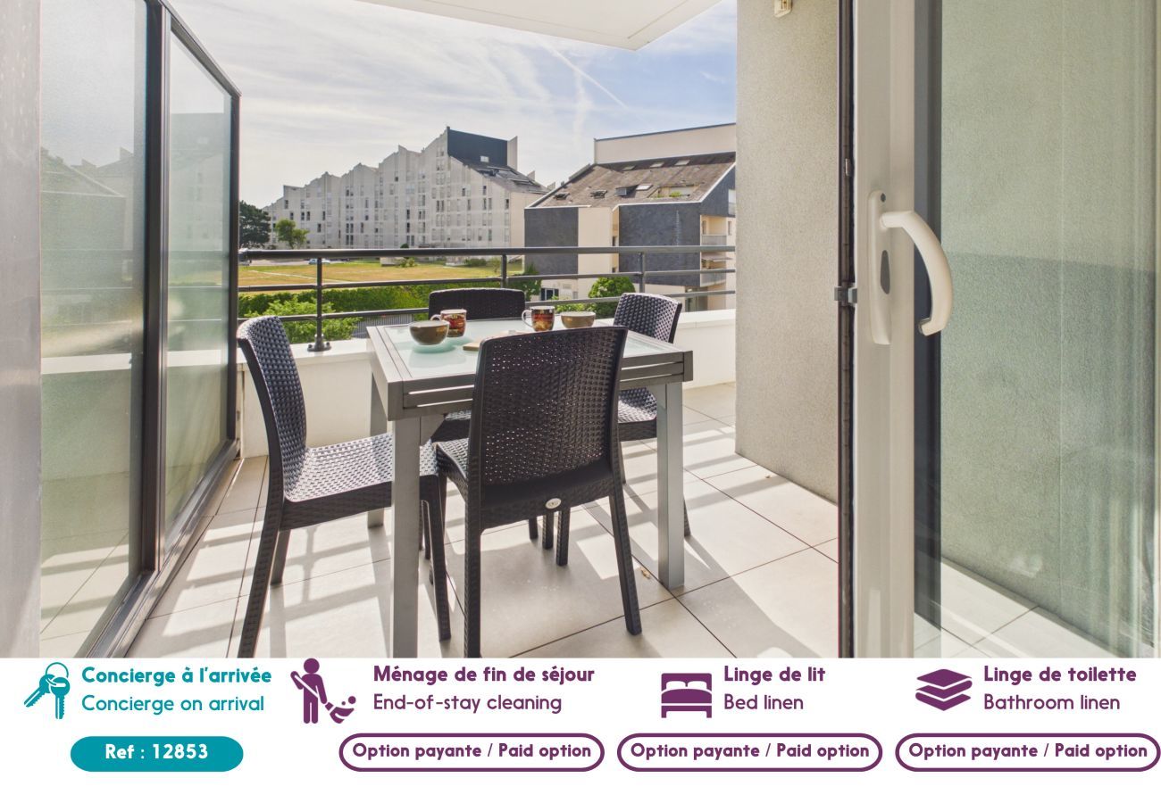 Apartment in Le Pouliguen - 950m from the beach, apartment for 2