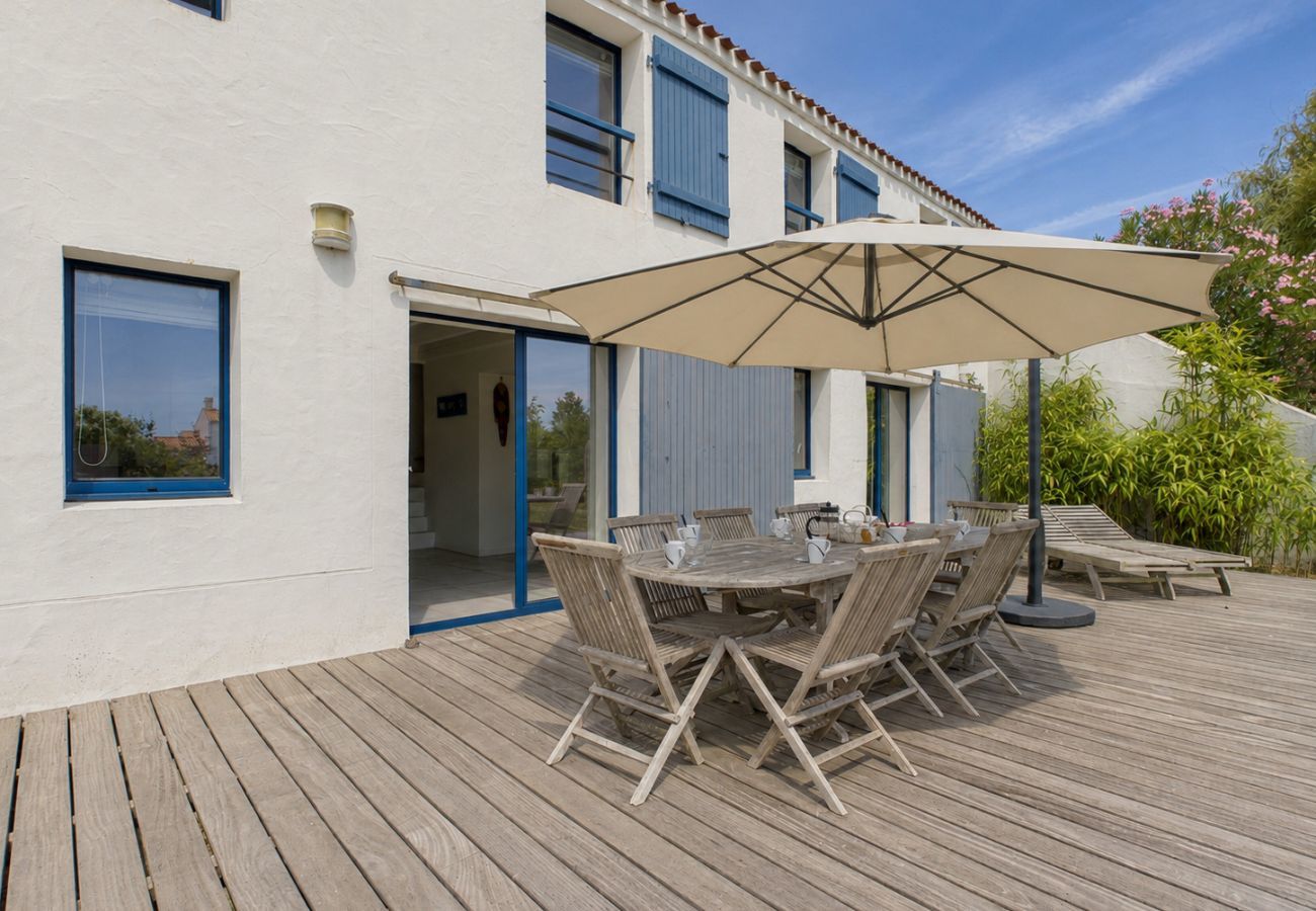 House in Noirmoutier-en-l´Ile - House for 8 with garden, 200m from the beach
