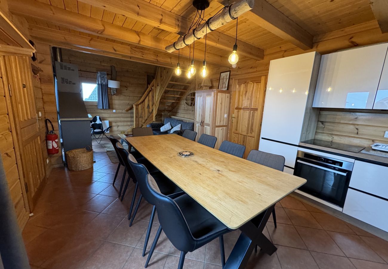 Chalet in Le Dévoluy - 250m from slopes, chalet for 10 & shared pool