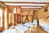 Casa en Montignac - Casa de piedra con piscina y terraza para 6