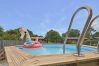 Casa en Lanton - Piscina, jardín y juegos infantiles – Casa para 6