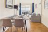 Apartamento en Le Croisic - Apartamento para 2 con vistas al mar y piscina