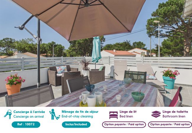 Casa en Bretignolles-sur-Mer - Casa para 6 - jardín y terraza - 300m de la playa