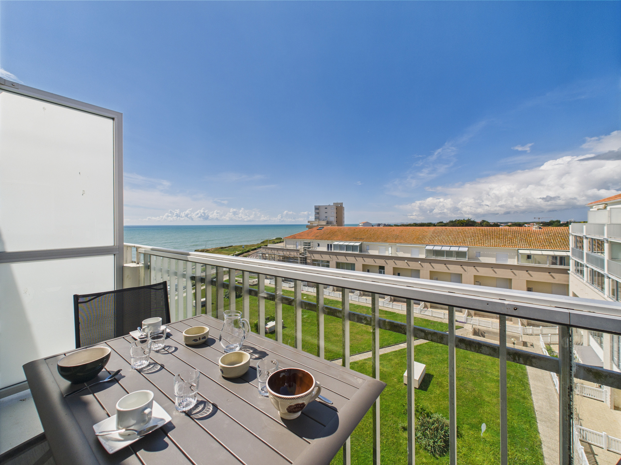 Apartamento en St. Hilaire de Riez - Piso para 5 con vistas al mar