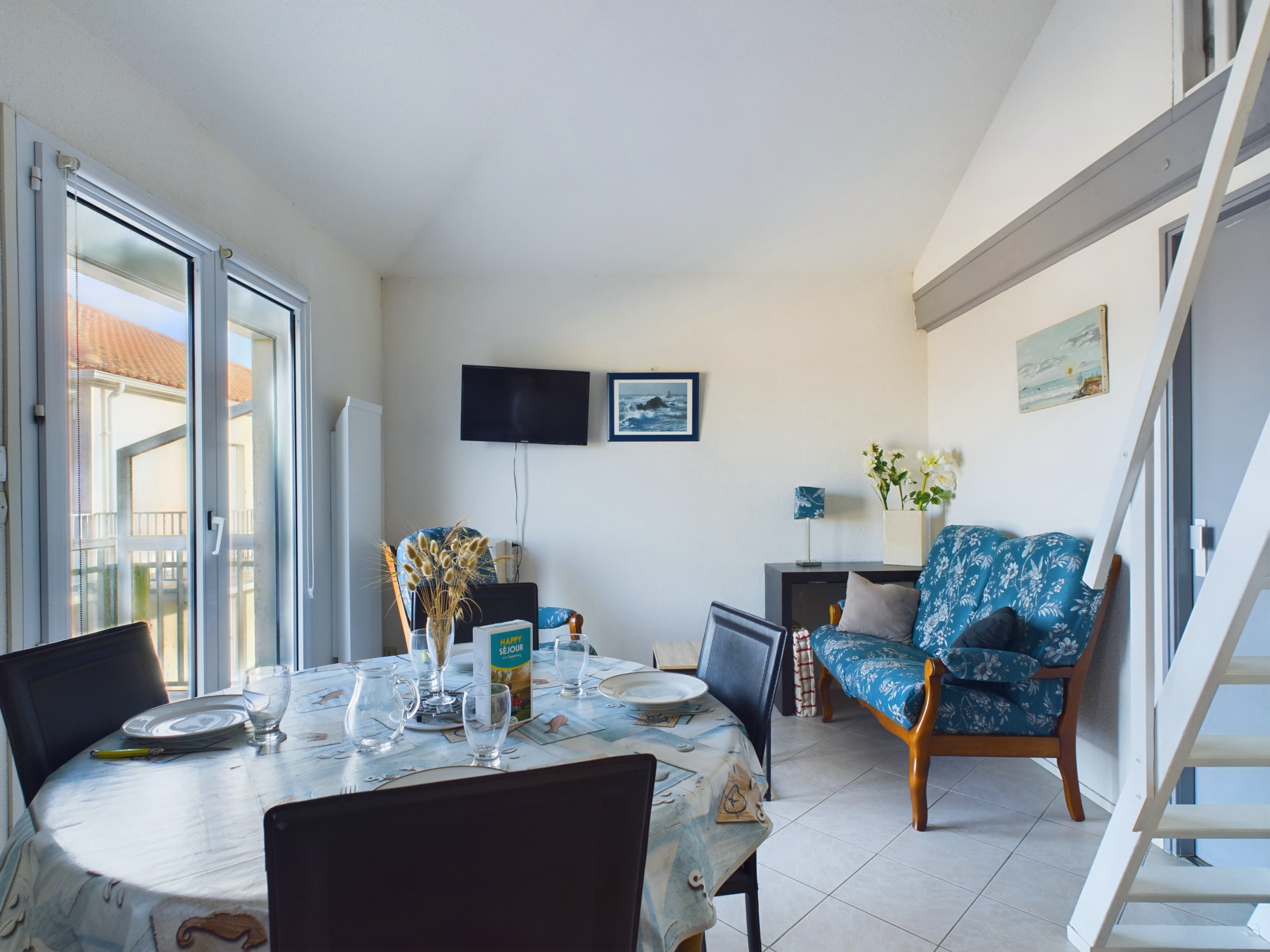 Apartamento en St. Hilaire de Riez - Piso para 5 con vistas al mar