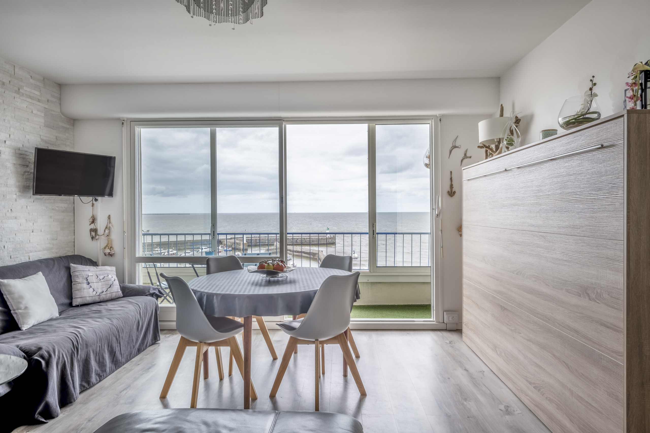 Apartamento en Saint-Michel-Chef-Chef -  Apartamento frente al mar para 4