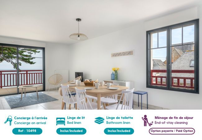 Apartamento en Pléneuf-Val-André - Frente al mar, bonito piso para 8 Apartamento en Pléneuf-Val-André - Frente al mar, bonito piso para 8